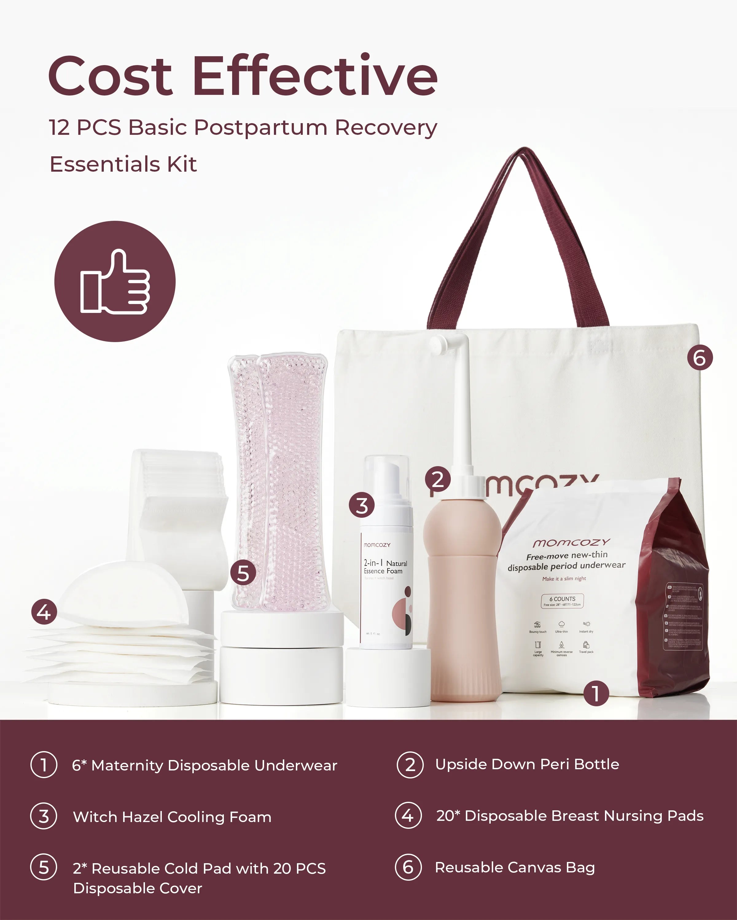 Momcozy Postpartum Recovery Essentials Kit