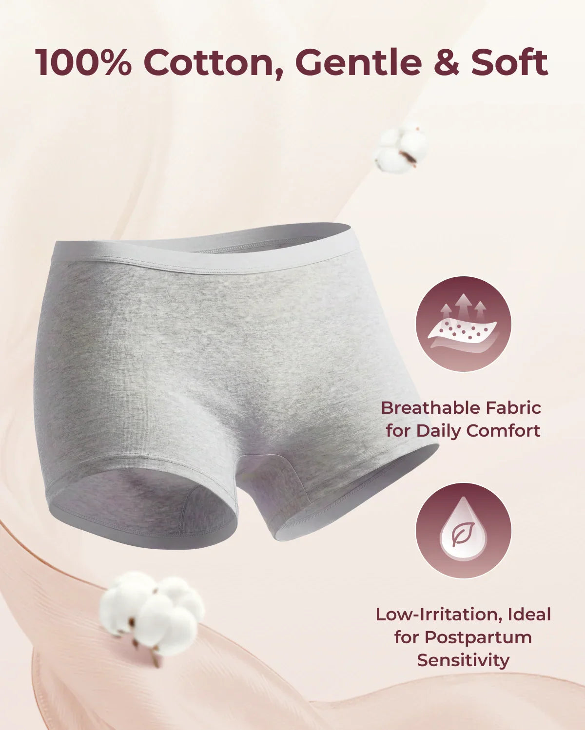 Disposable Postpartum Boyshort Underwear