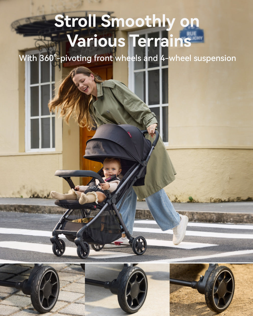 Momcozy ClickGo Lightweight Stroller