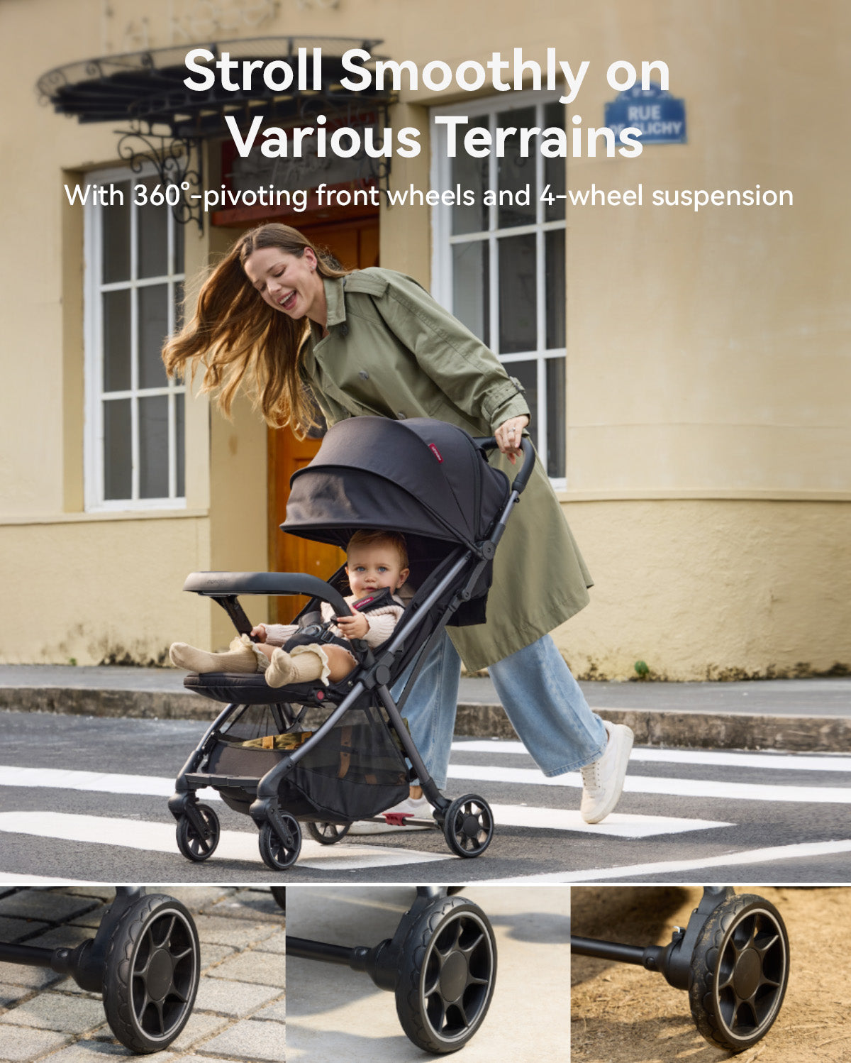 Momcozy ClickGo Lightweight Stroller