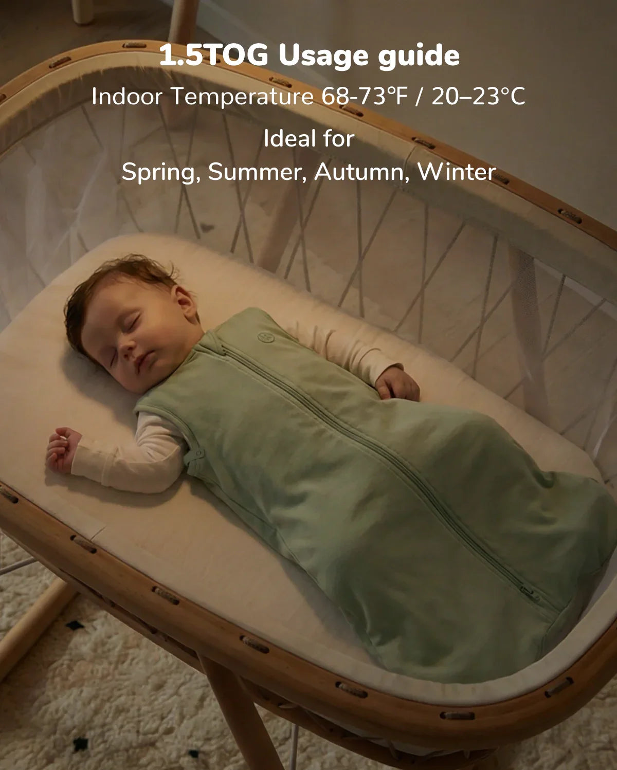 Momcozy Baby Sleep Sack 1.5 TOG