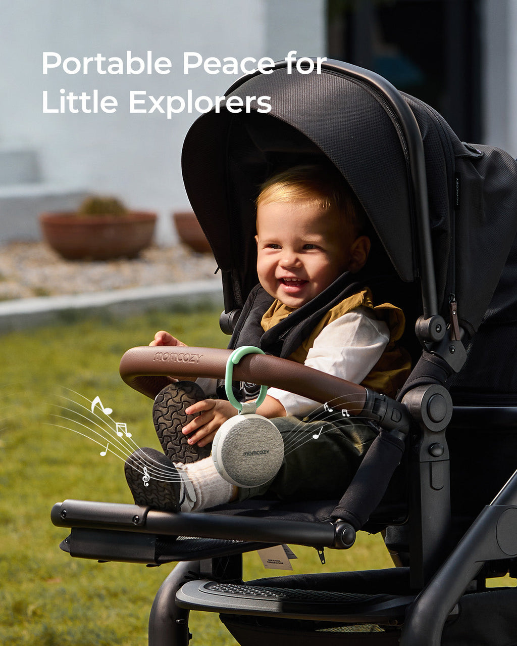 Outing Bundle: Momcozy ChangeGo Baby Stroller & Portable Sound Machine