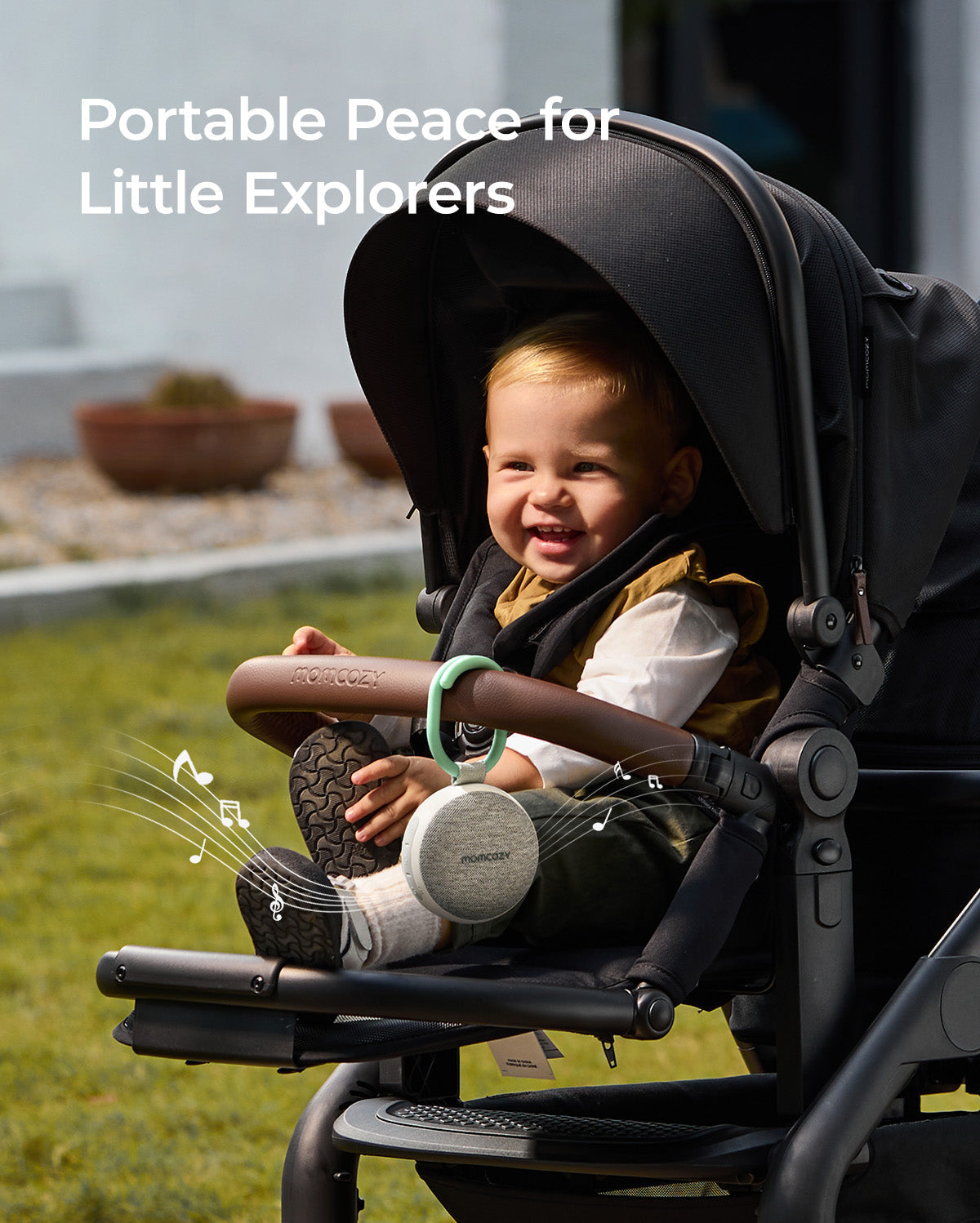 Outing Bundle: Momcozy ChangeGo Baby Stroller & Portable Sound Machine