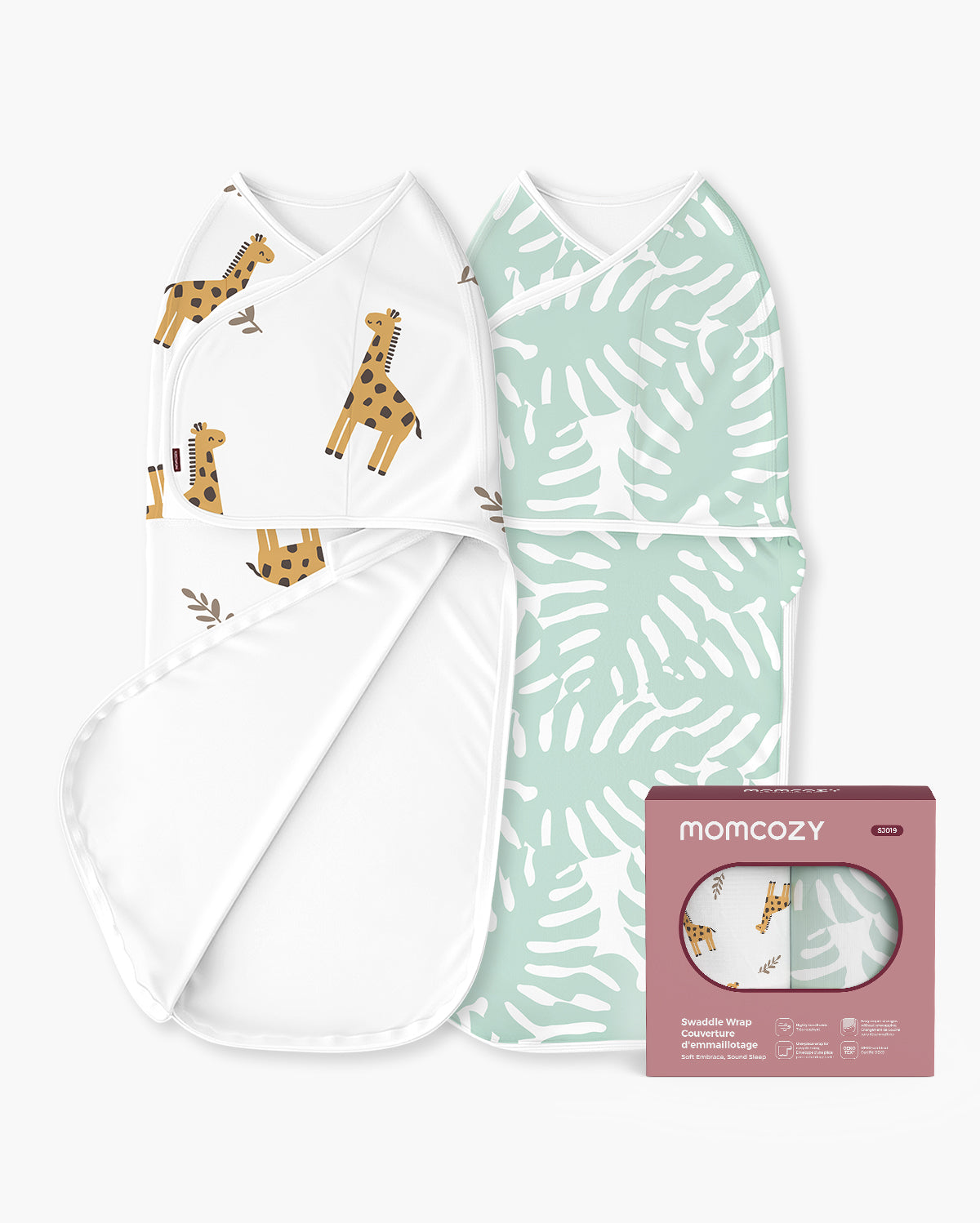 Momcozy Easy Swaddle Wrap For 0-3M