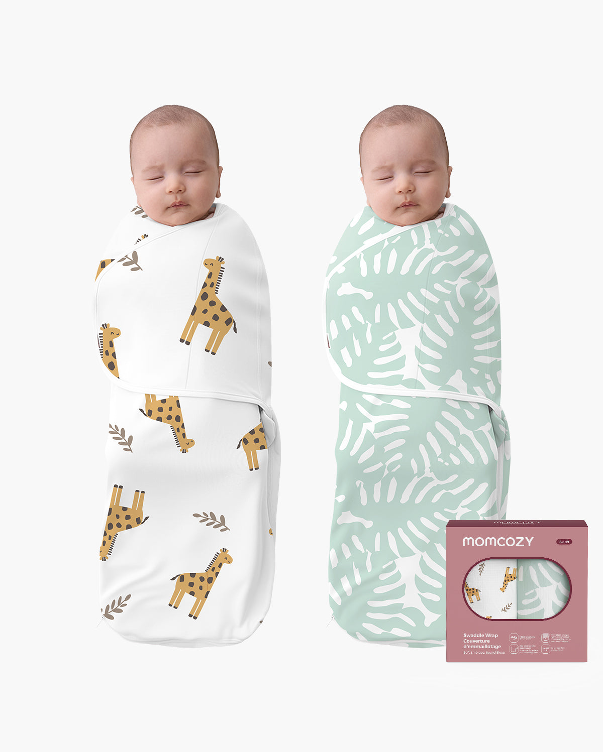 Momcozy Easy Swaddle Wrap For 0-3M
