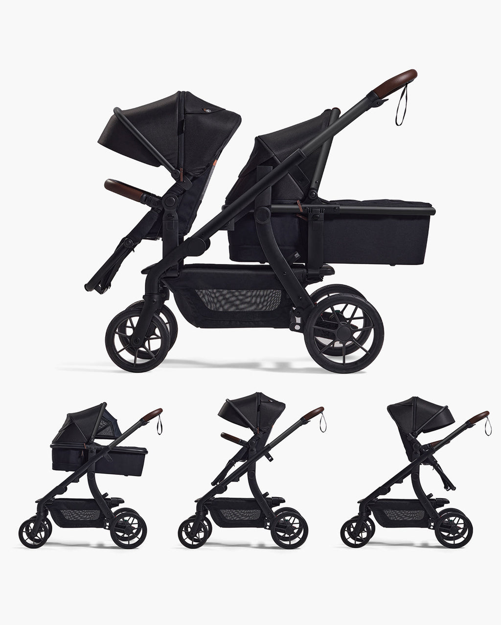 Outing Bundle: Momcozy ChangeGo Baby Stroller & Stroller Organizer with Cup Holders