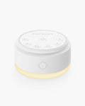 Momcozy Baby Sound Machine - Portable and compact white sound machine with warm light for better sleep.