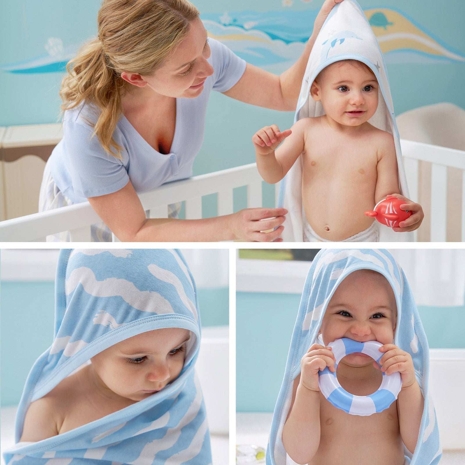 Momcozy Baby Hooded Bath Towel