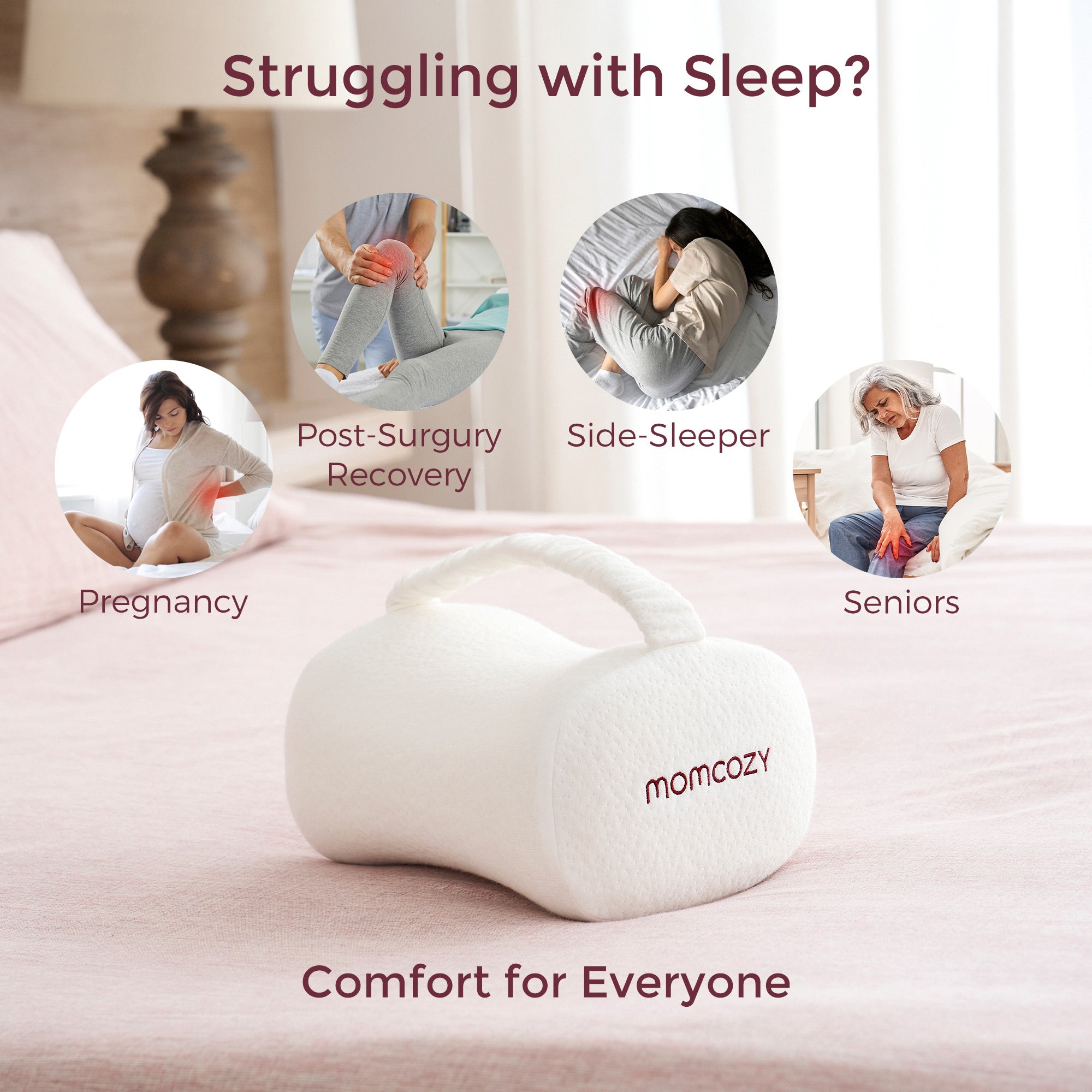 Momcozy Pregnancy Knee Pillow
