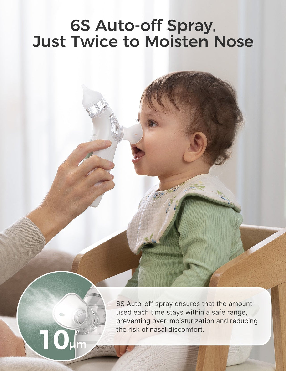 WeeSnug Newborn Carrier & BreezyClear 2-in-1 Nasal Aspirator Bundle