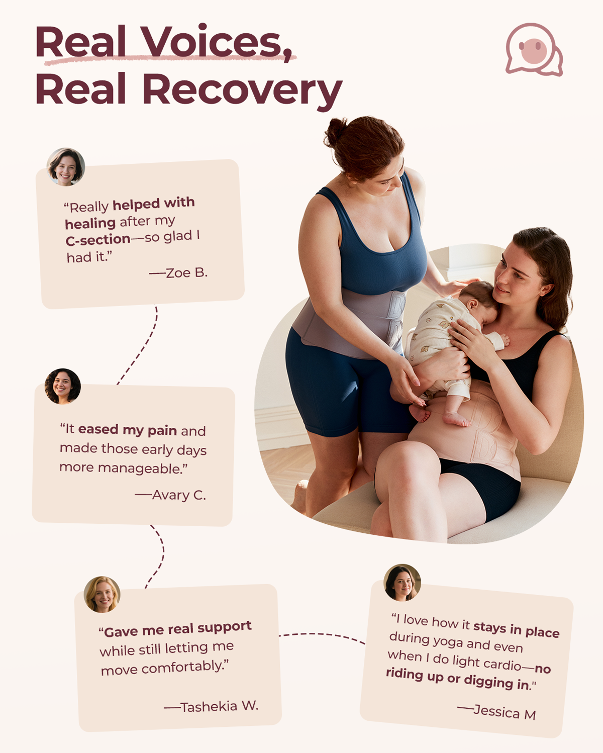 Momcozy Ergowrap Postpartum Belly Band: Real customer testimonials, postpartum support, and recovery