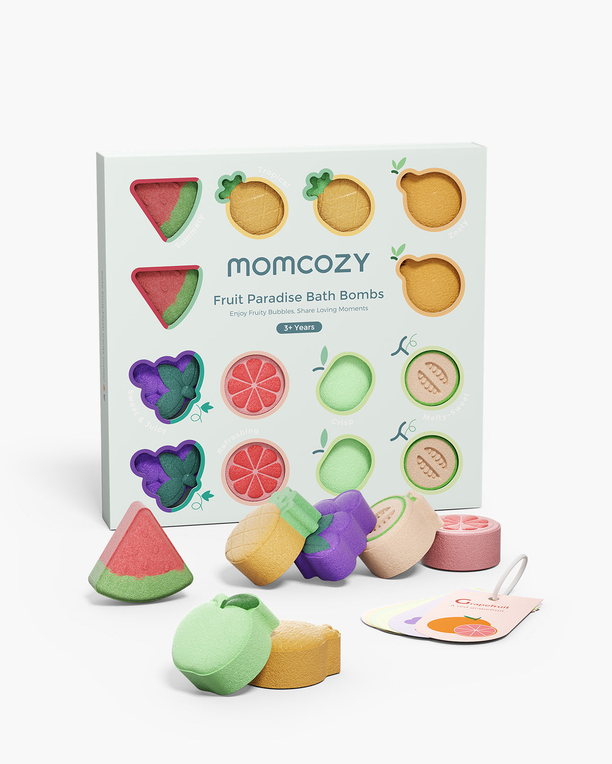 Momcozy Fruit Paradise Bath Bombs Gift Set (14 Pcs)