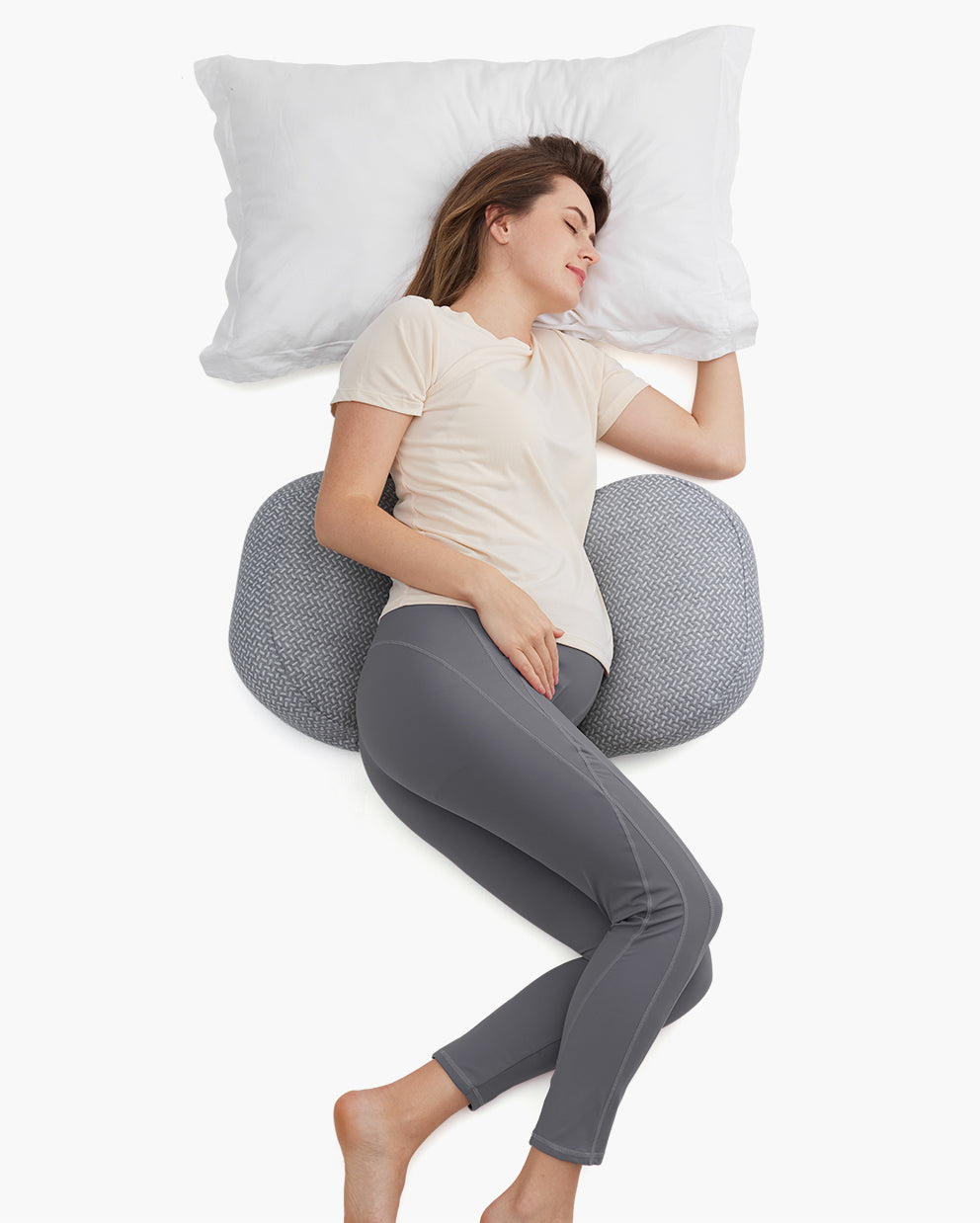 Ergonest Maternity Belly Band & High Waist Pregnancy Underwear & Pregnancy Wedge Pillows Bundle