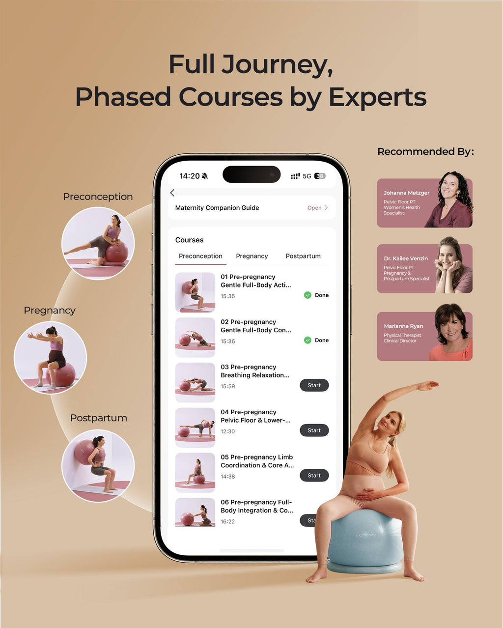 Momcozy BirthEase Maternity Ball Set