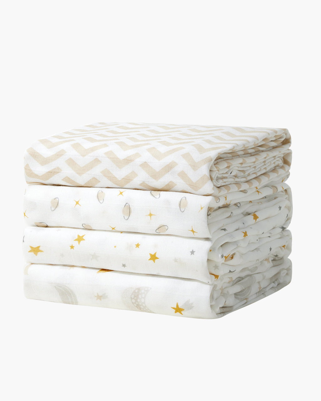 Momcozy Softness Swaddle Blankets - Bling Star (4 Pack)