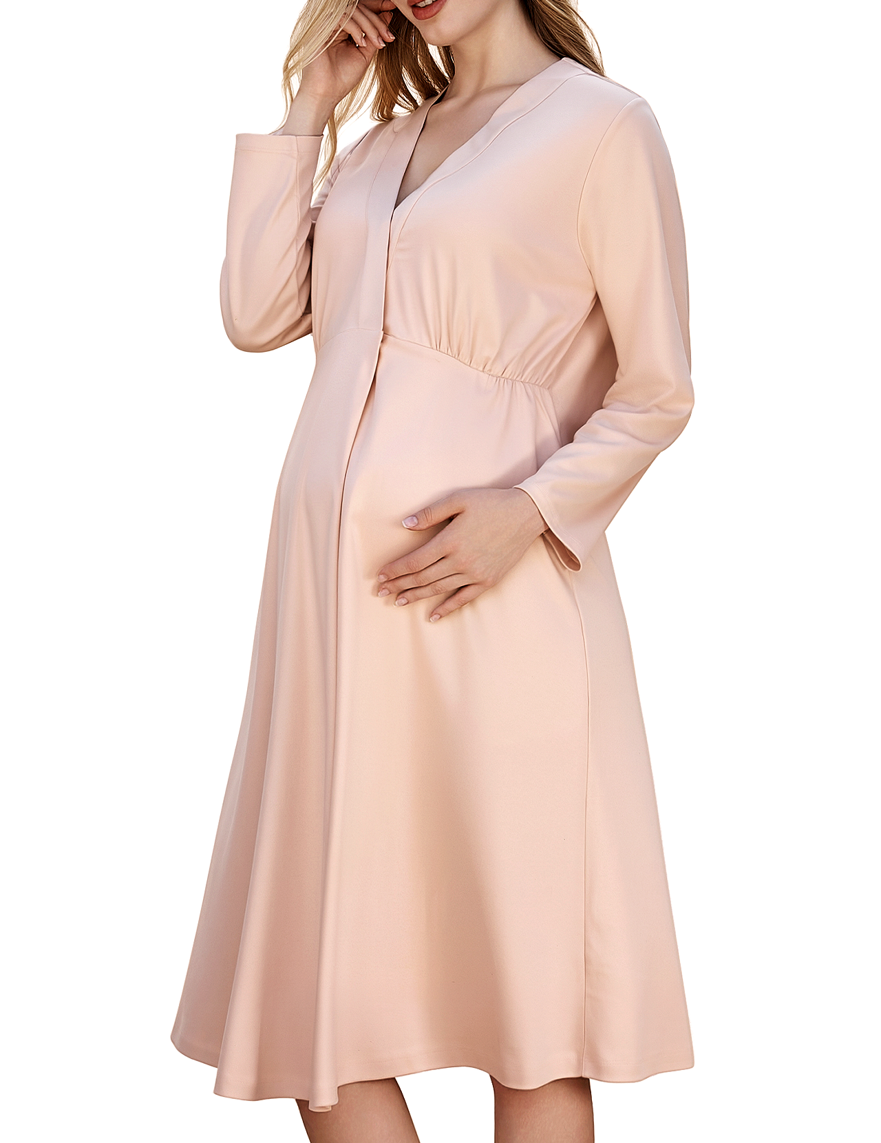 Momcozy Womens Nursing Maternity Nightgown for Breastfeeding