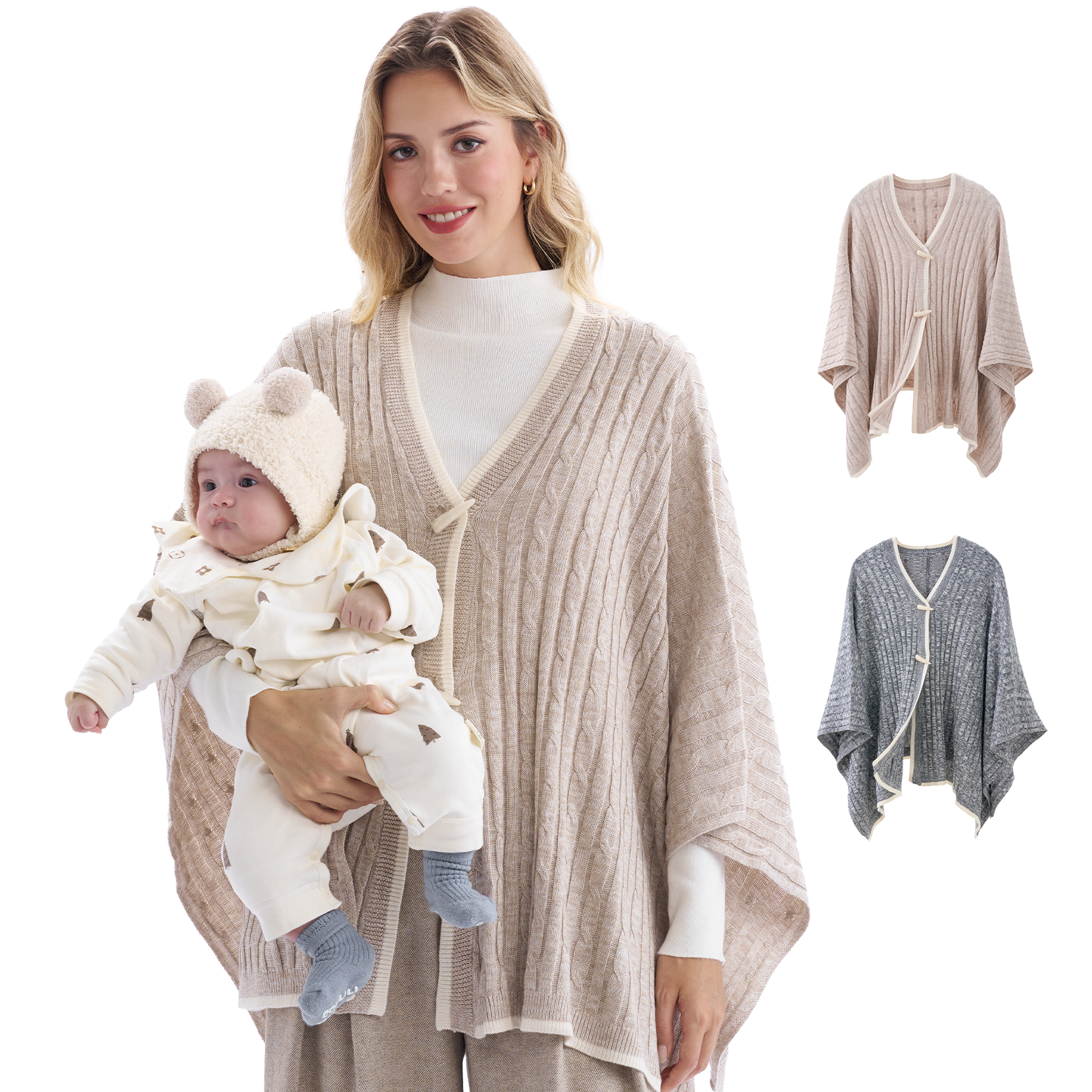 Momcozy Soft Knitted Blend Nursing Cover