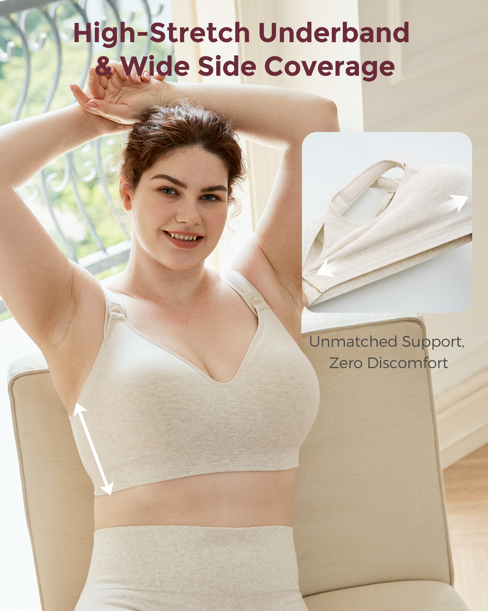 Busty Cotton Nursing Bras – US