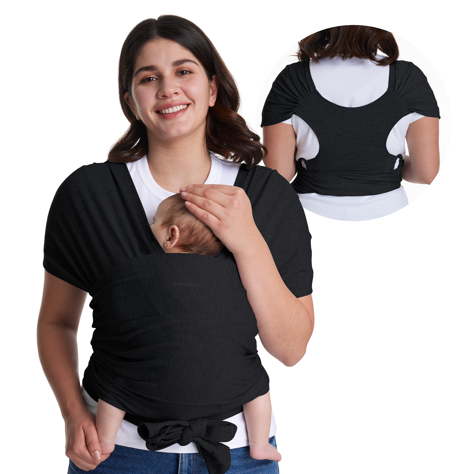 Easy to Wear Hands Free - Baby Wrap Carrier
