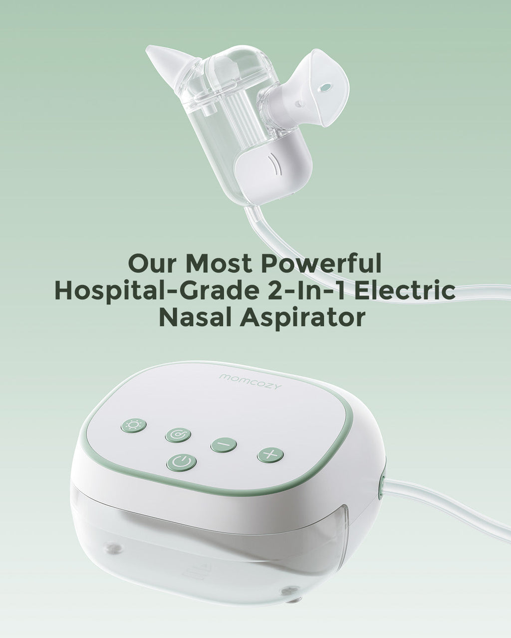 Momcozy BreezyClear Pro™ 2-in-1 Spray & Suction Electric Nasal Aspirator