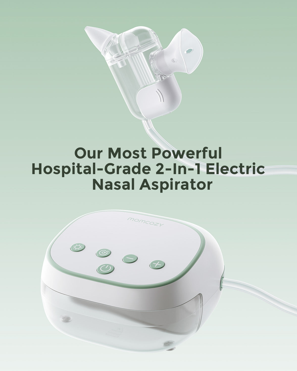 Momcozy BreezyClear Pro™ 2-in-1 Spray & Suction Electric Nasal Aspirator
