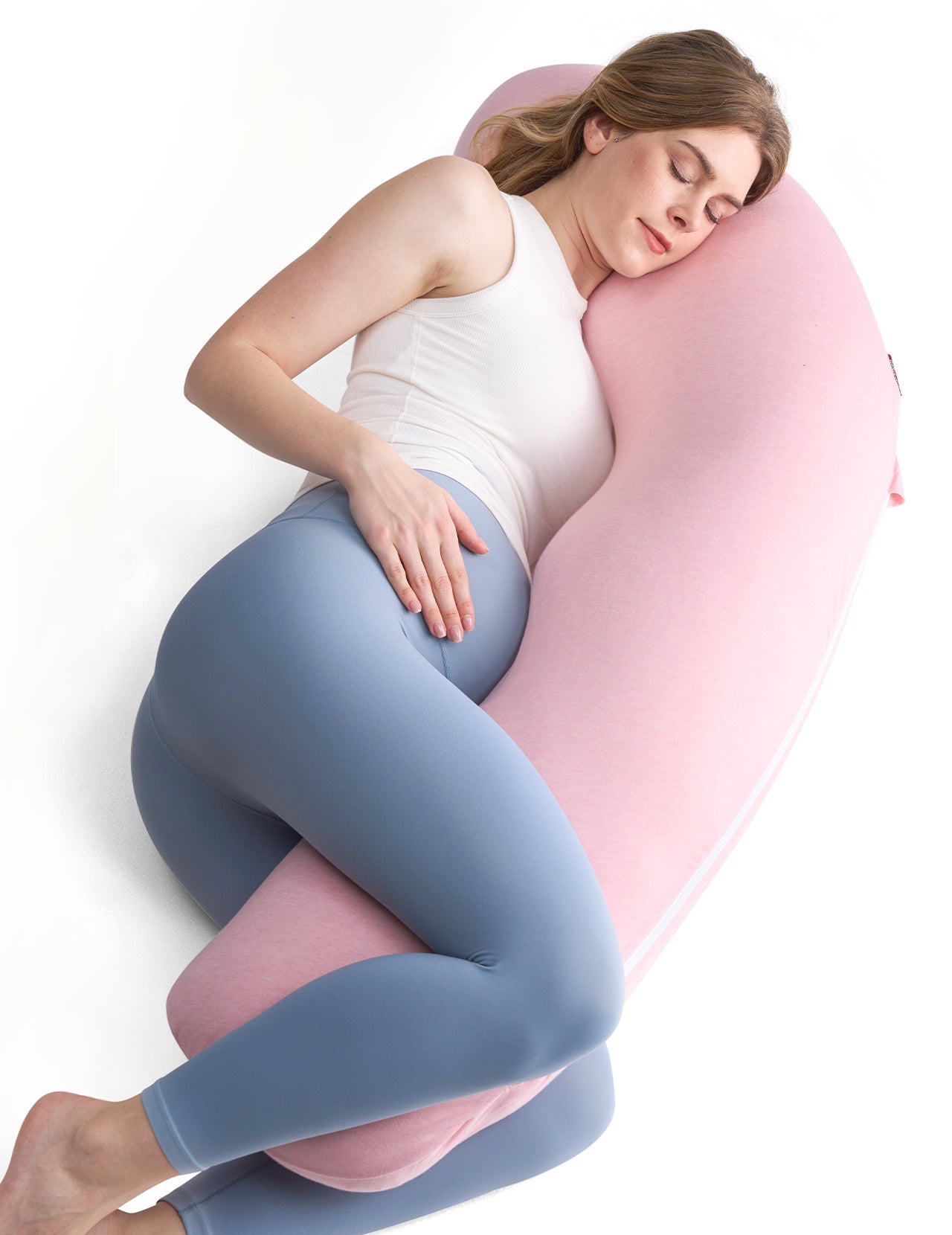 J Shaped Maternity Body Pillow