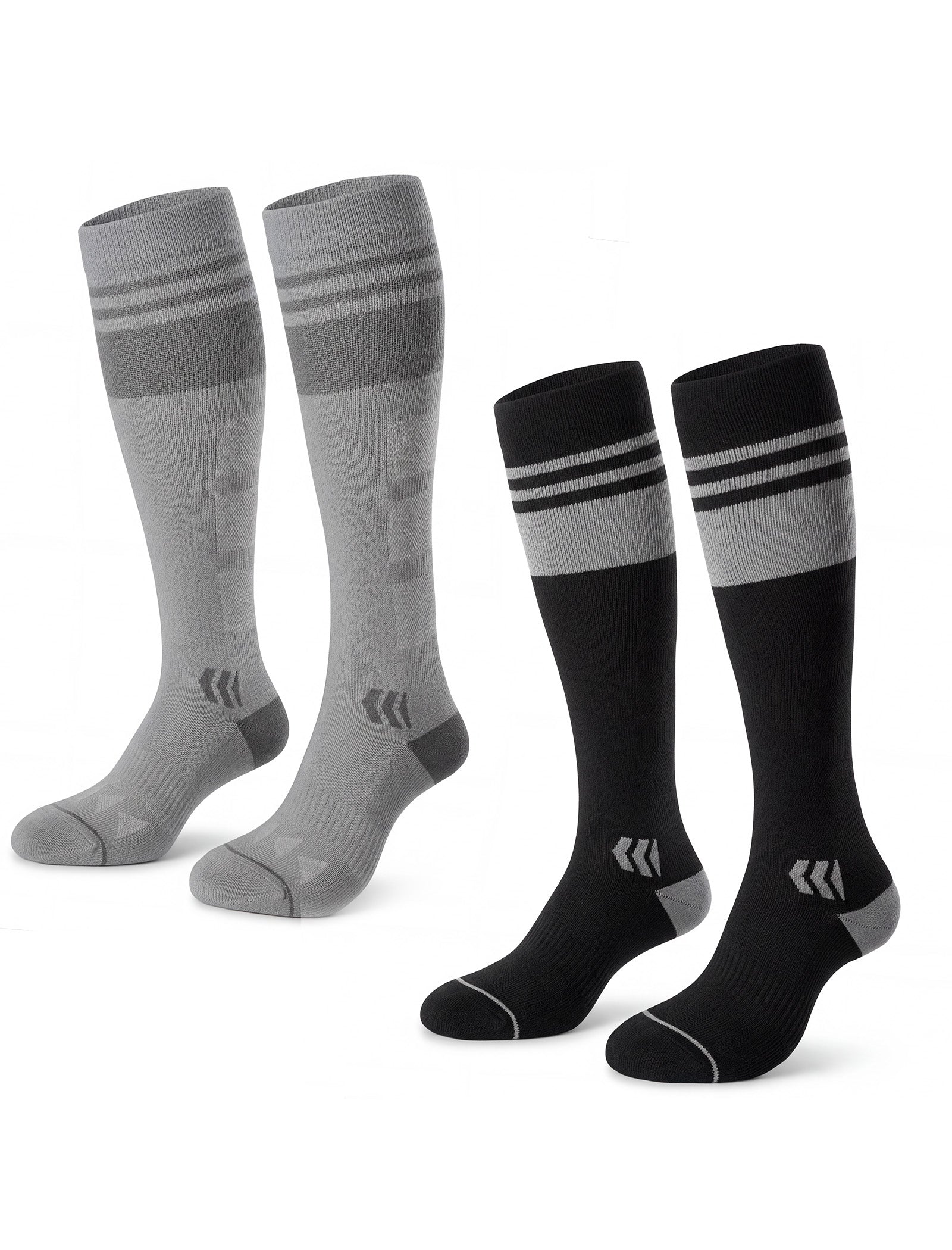 Momcozy Wide Calf Compression Socks 20-30mmHg for Sports 2 Pairs