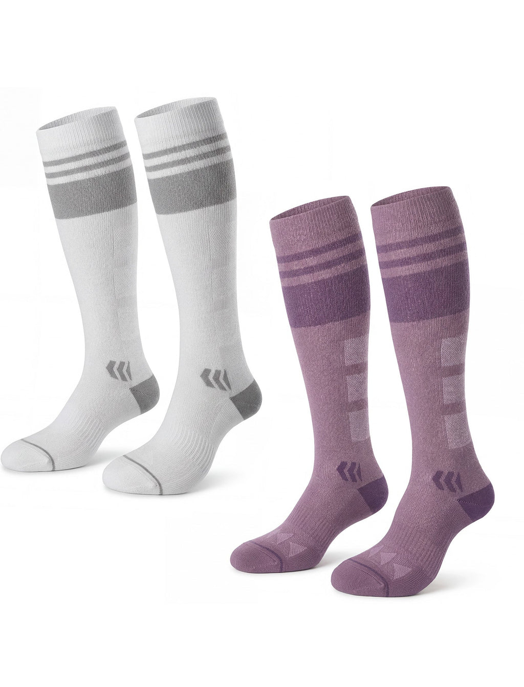 Momcozy Wide Calf Compression Socks 20-30mmHg for Sports 2 Pairs