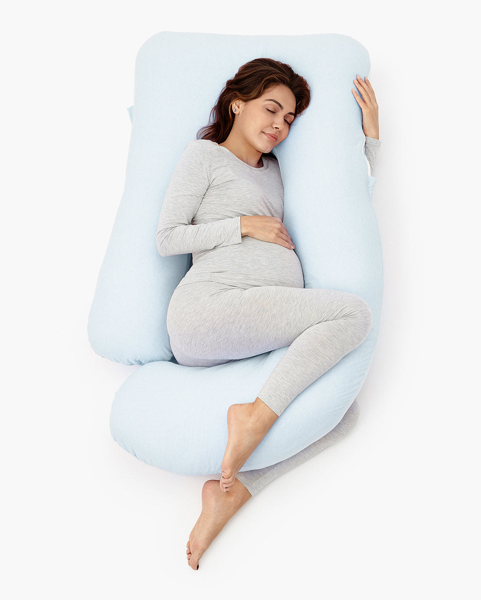 Huggable - U Shaped Cotton Maternity Body Pillow