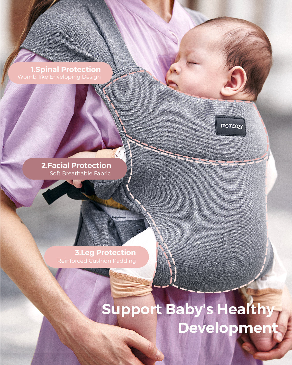 Portable Baby Carrier - Lightweight & Foldable