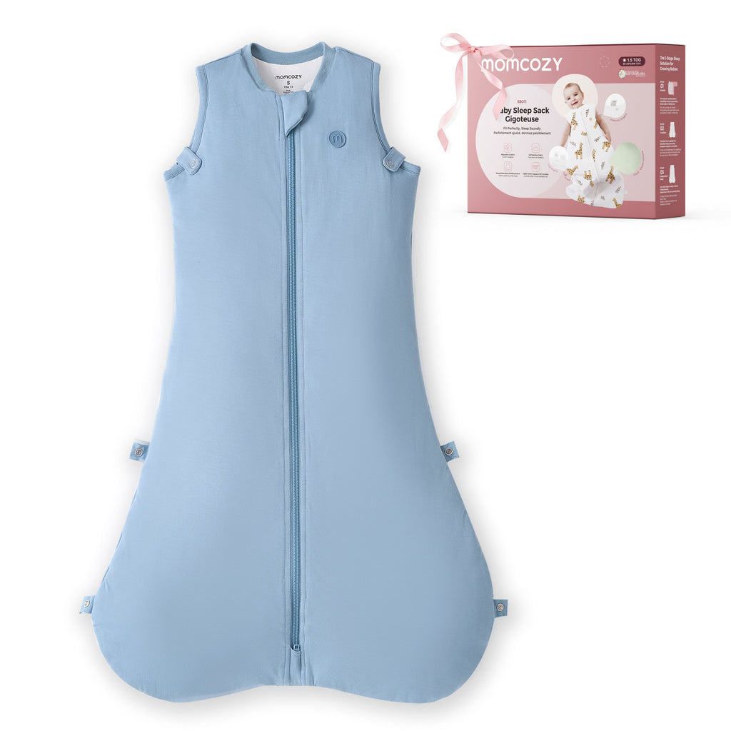 Baby Sleep Sack 1.5 TOG & Easy Swaddle Wrap For 0-3M Bundle