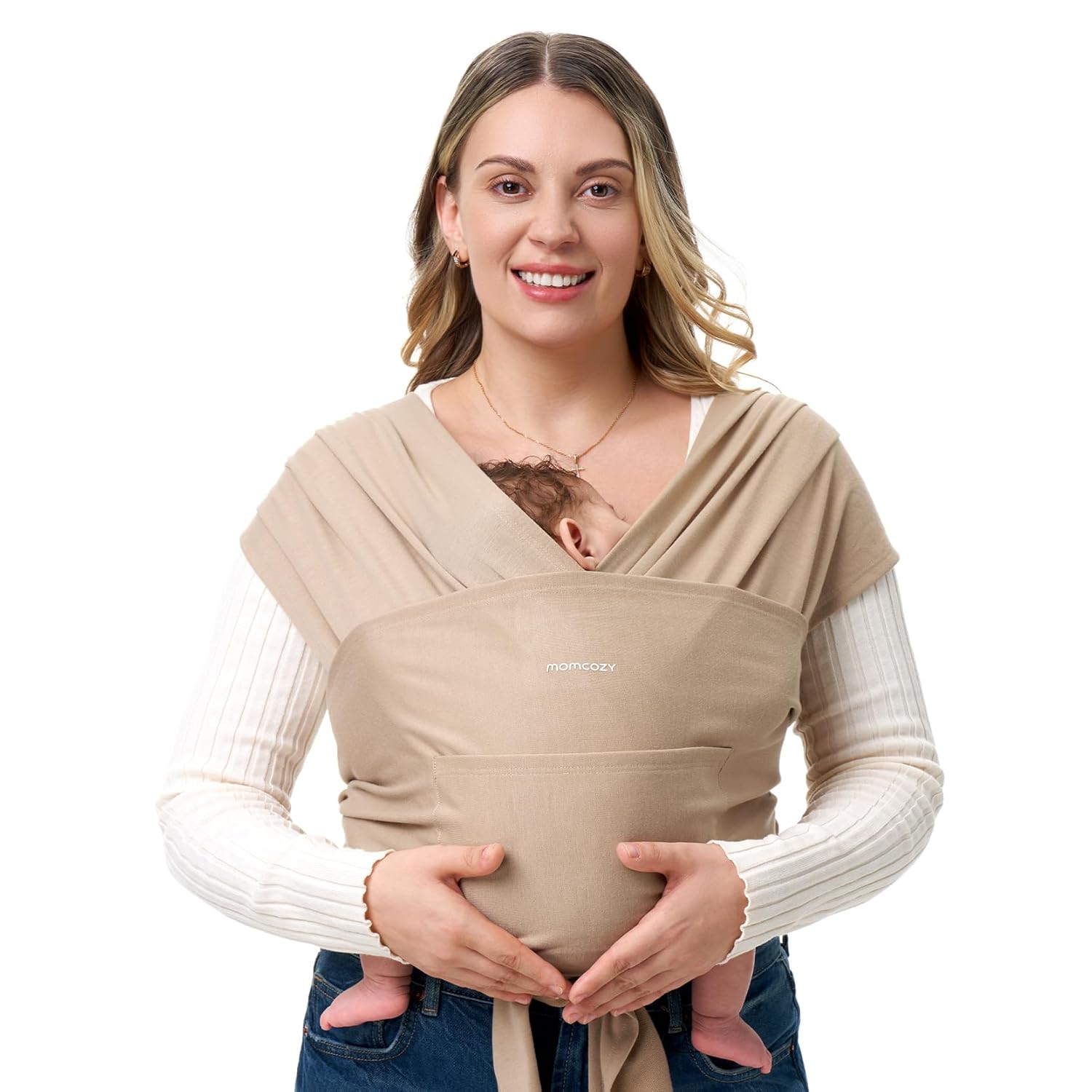 Easy to Wear Hands Free - Baby Wrap Carrier