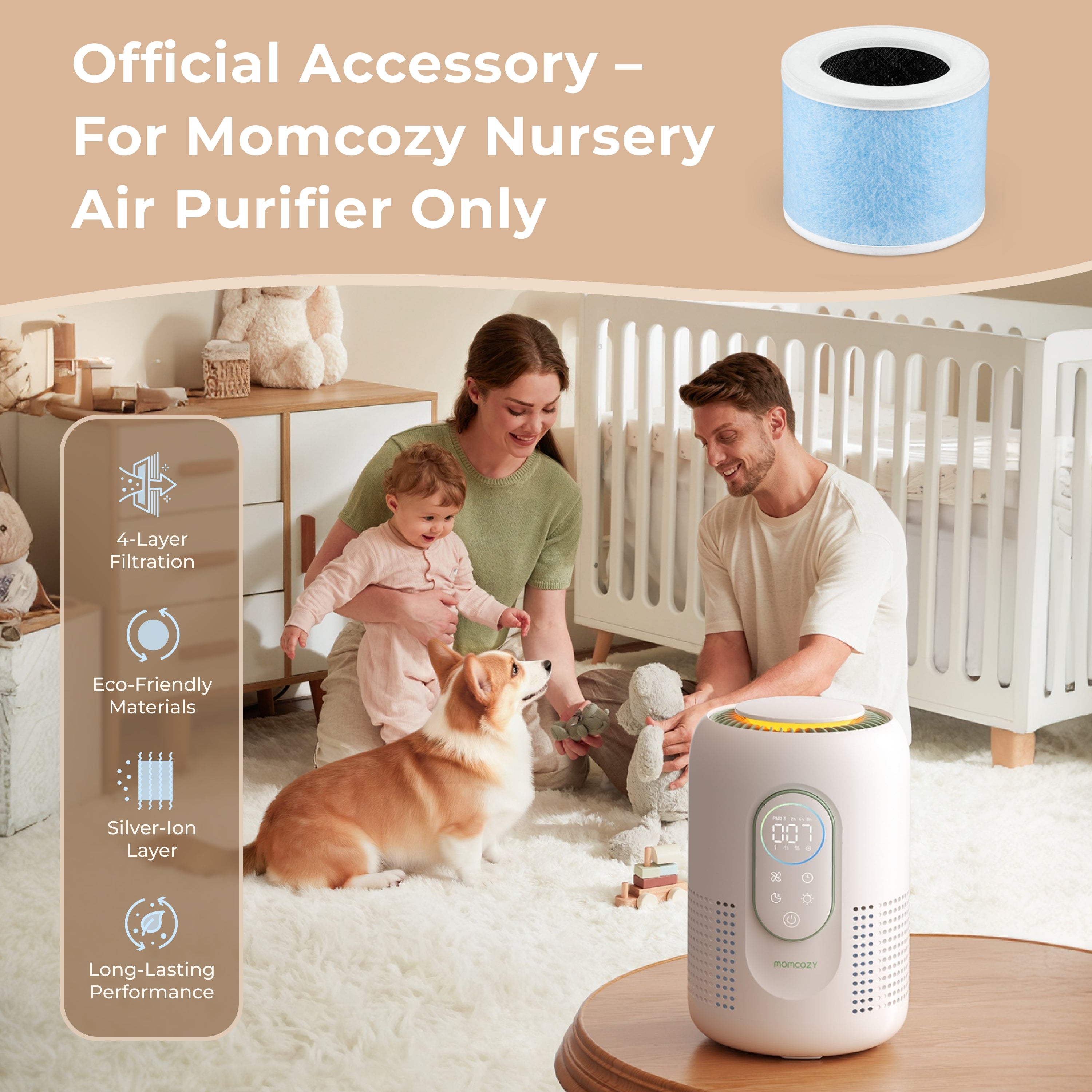 Momcozy Baby Air Purifier Replacement Filter