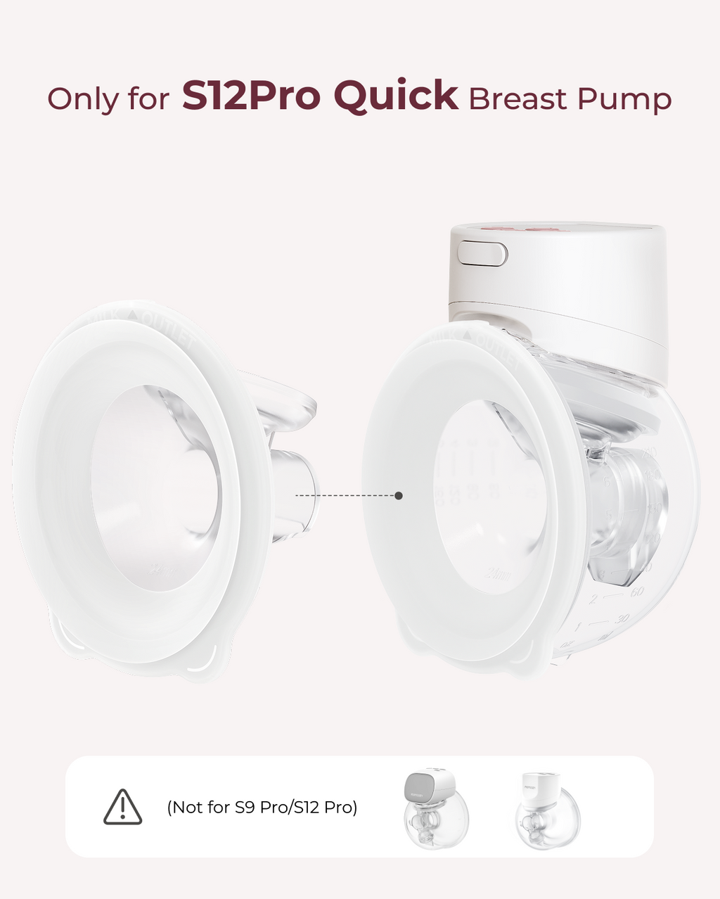 S12 Pro Quick Breast Pump Replacement Parts