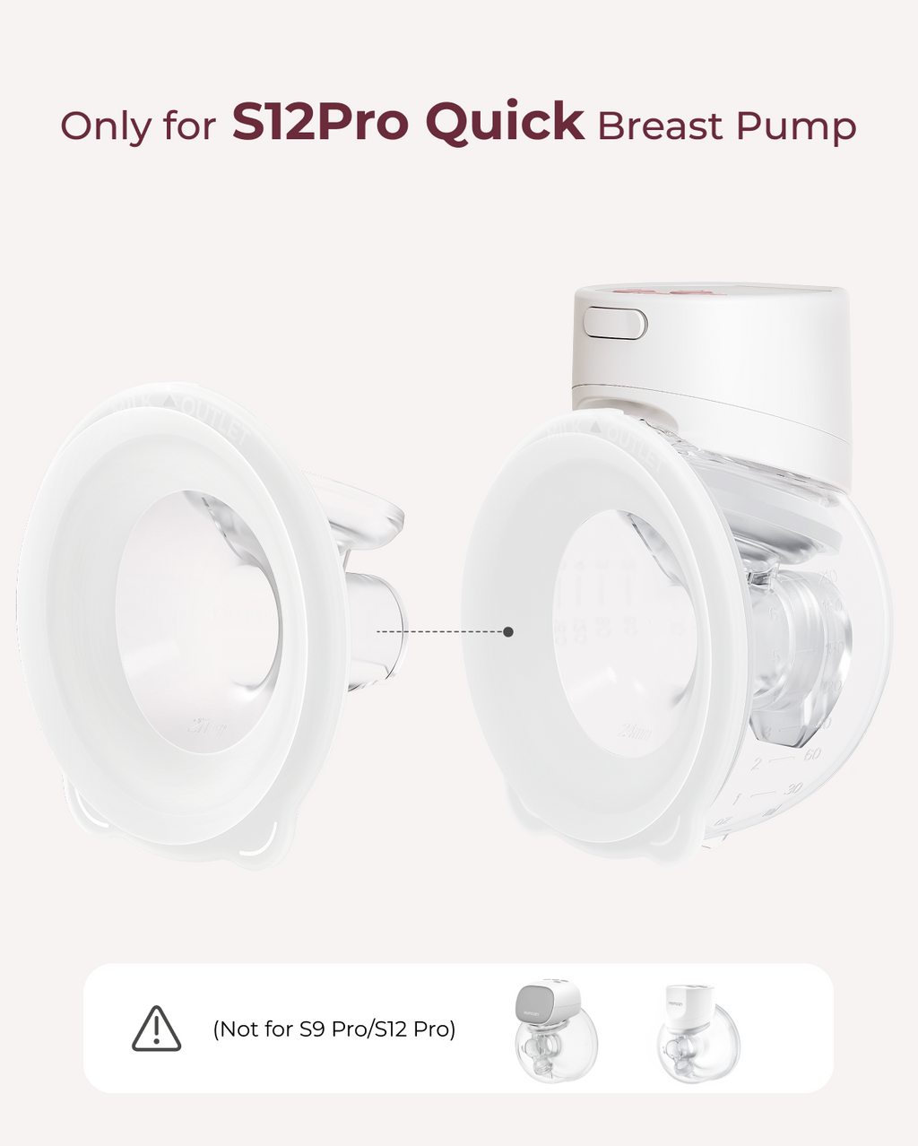 S12 Pro Quick Breast Pump Replacement Parts