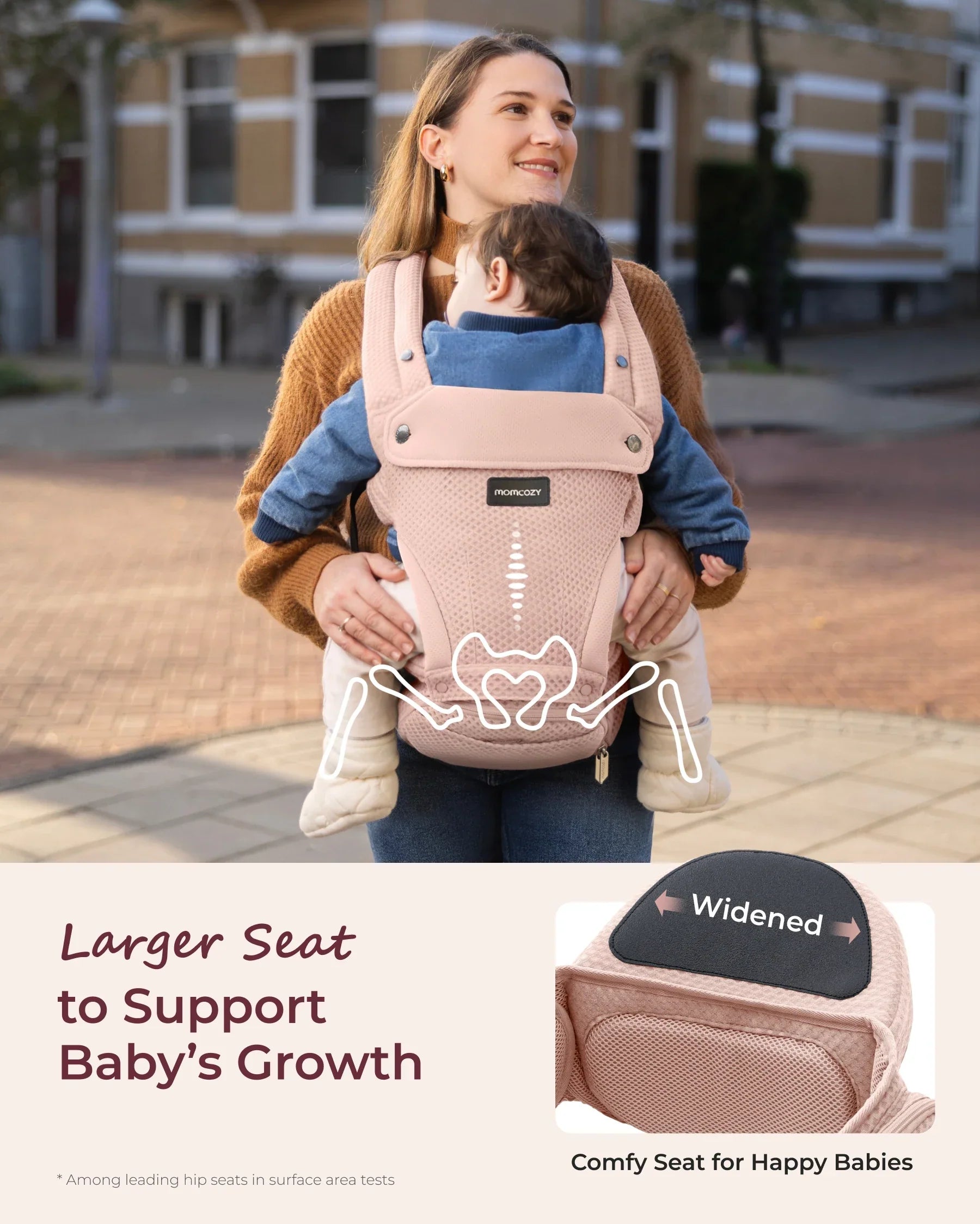 2-In-1 Hip Seat Baby Carrier