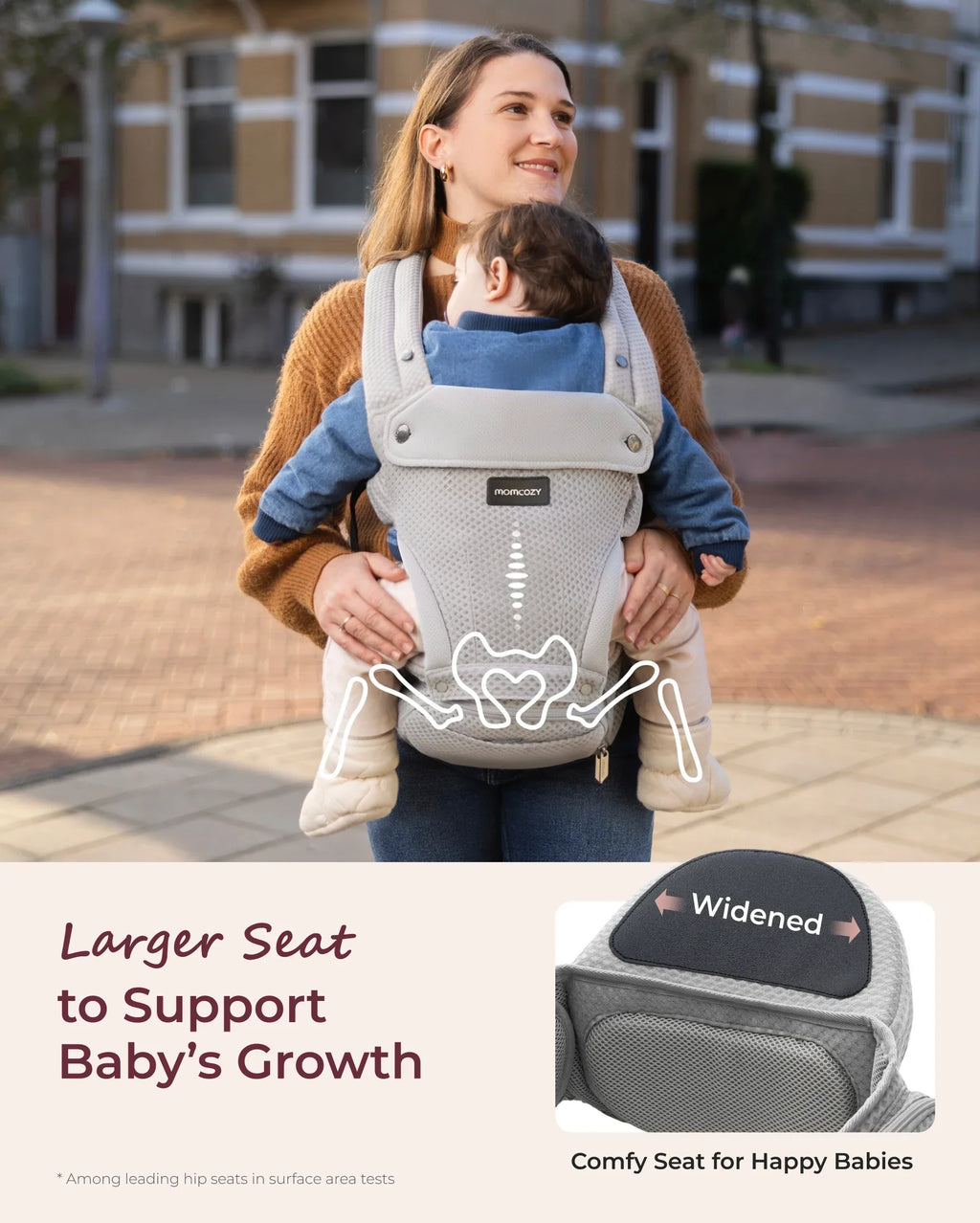 2-In-1 Hip Seat Baby Carrier