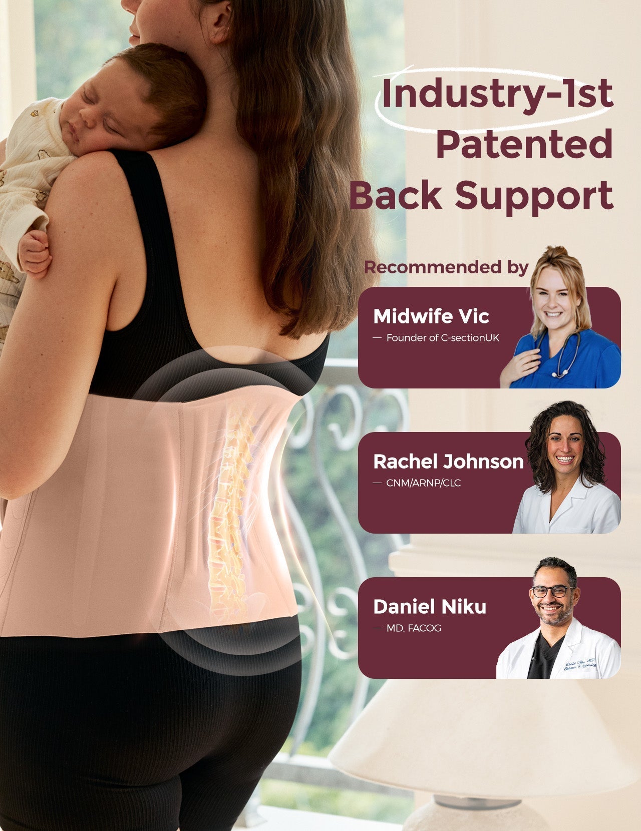 Momcozy Ergowrap™ Postpartum Belly Wrap - Postpartum Belly Band