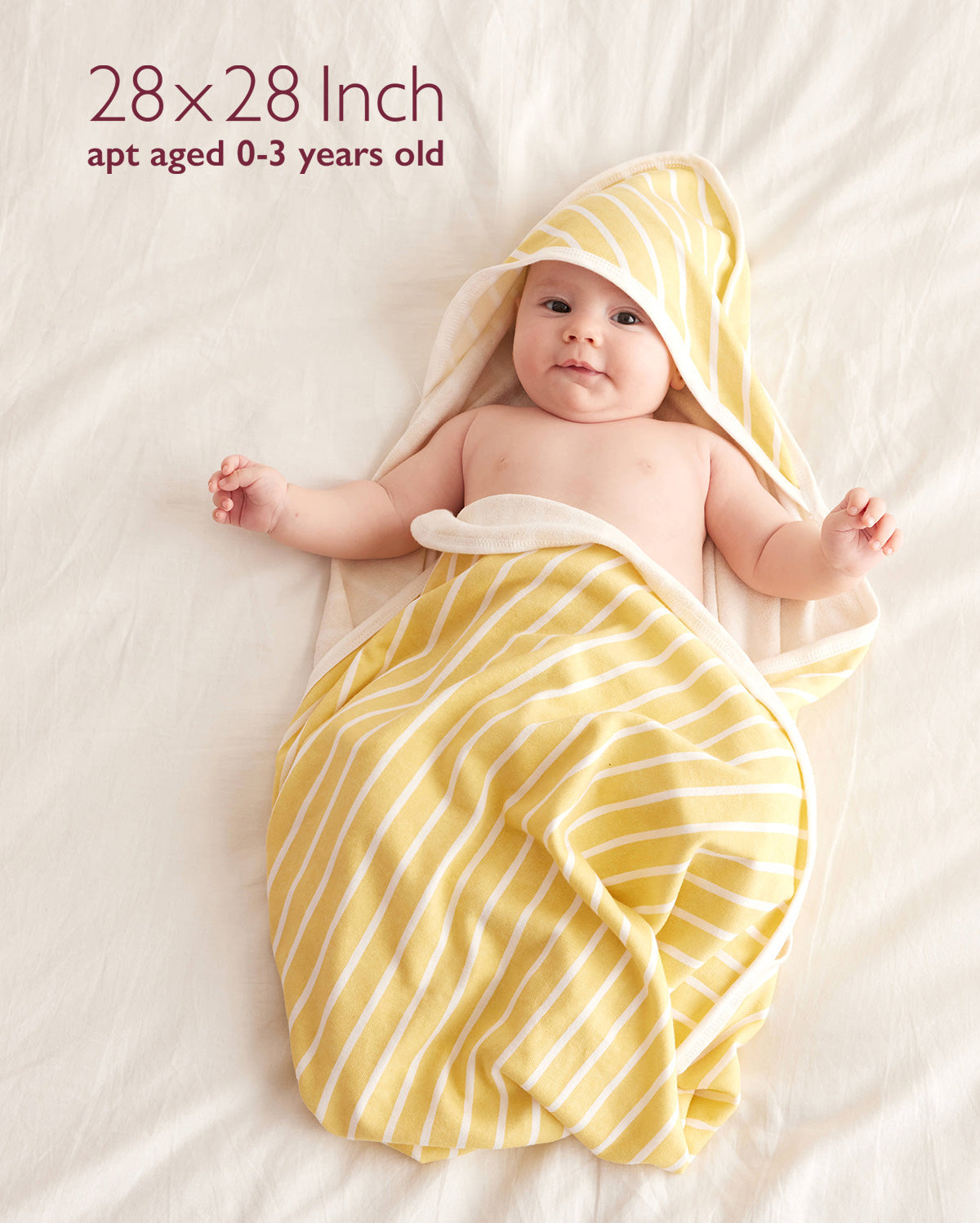 Baby Hooded Towel for Newborn Shower - 2-Pack