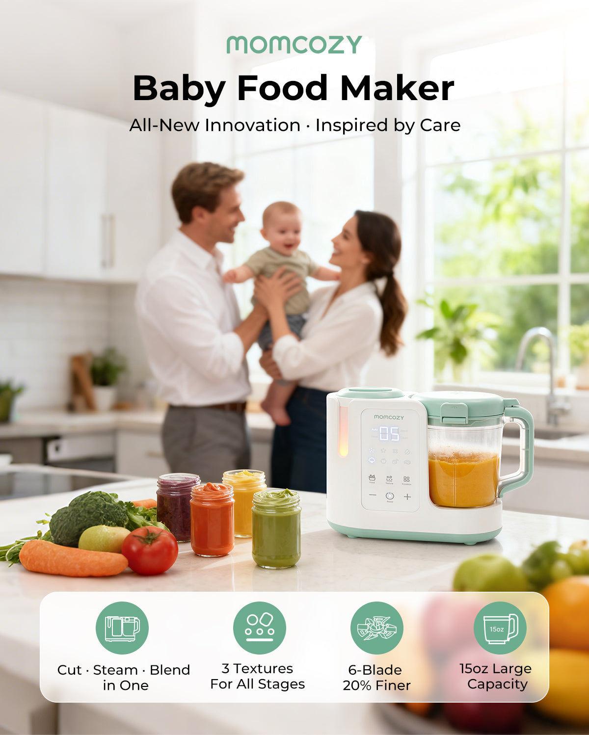 Momcozy AutoMeal Baby Food Maker