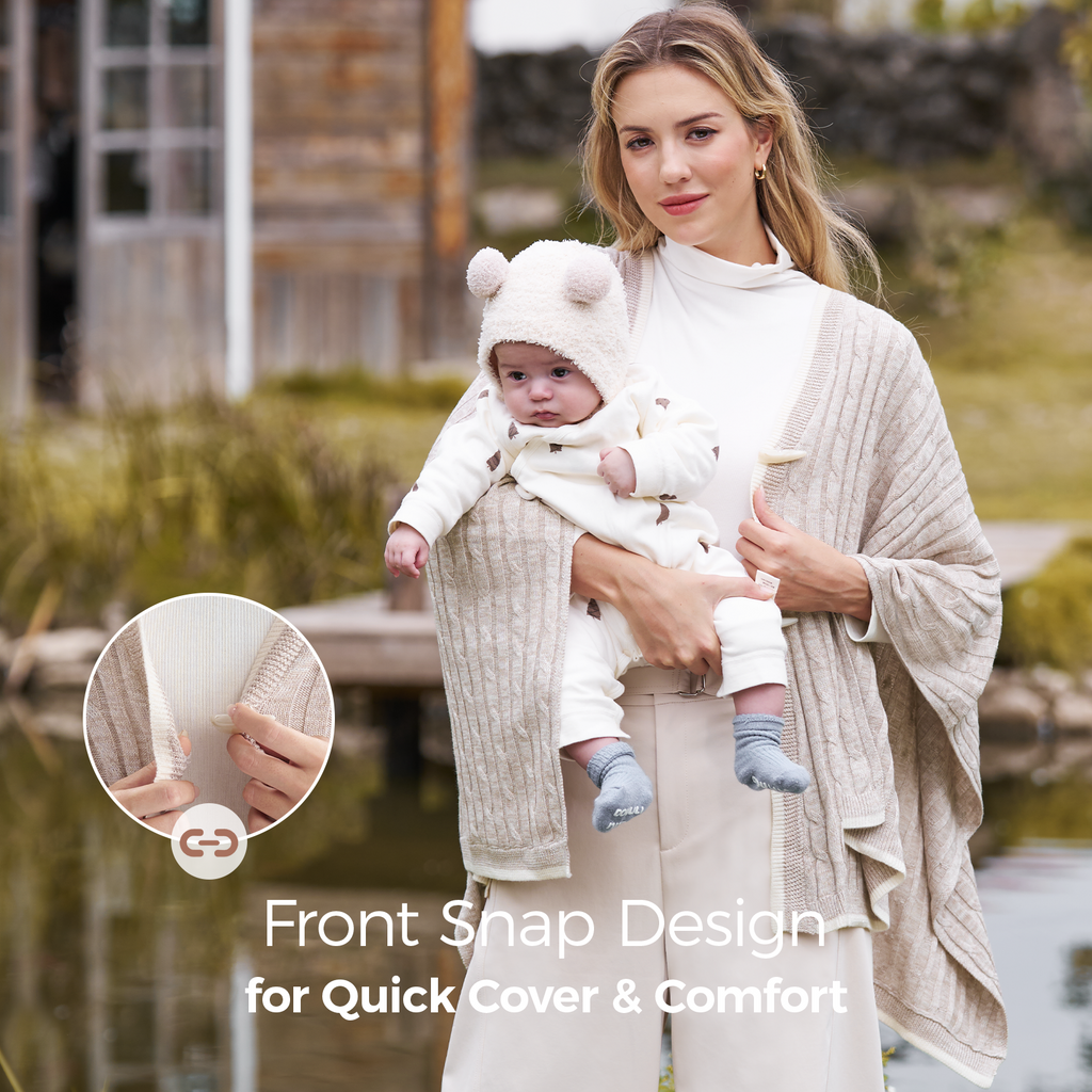 Momcozy Soft Knitted Blend Nursing Cover