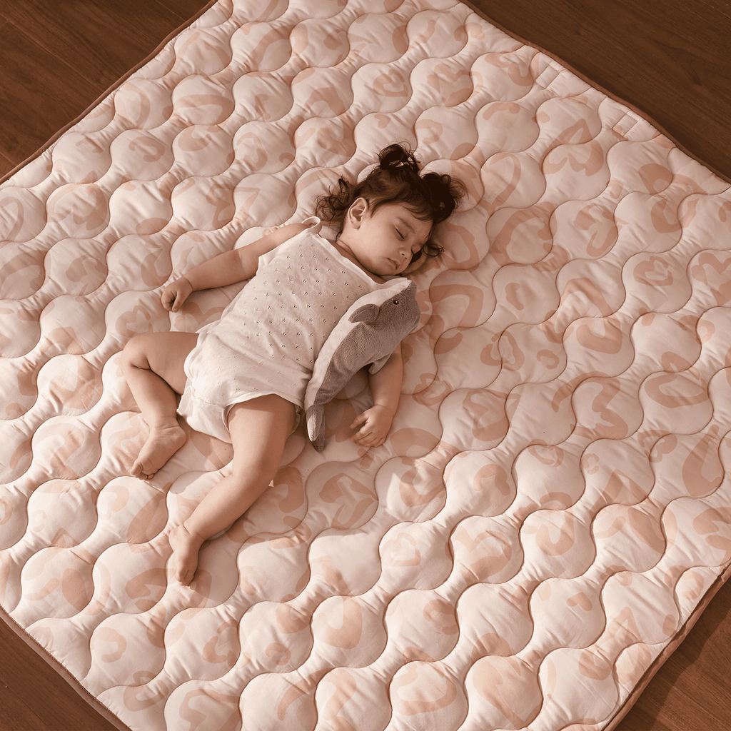 Baby Portable Playmat - Leopard Brown