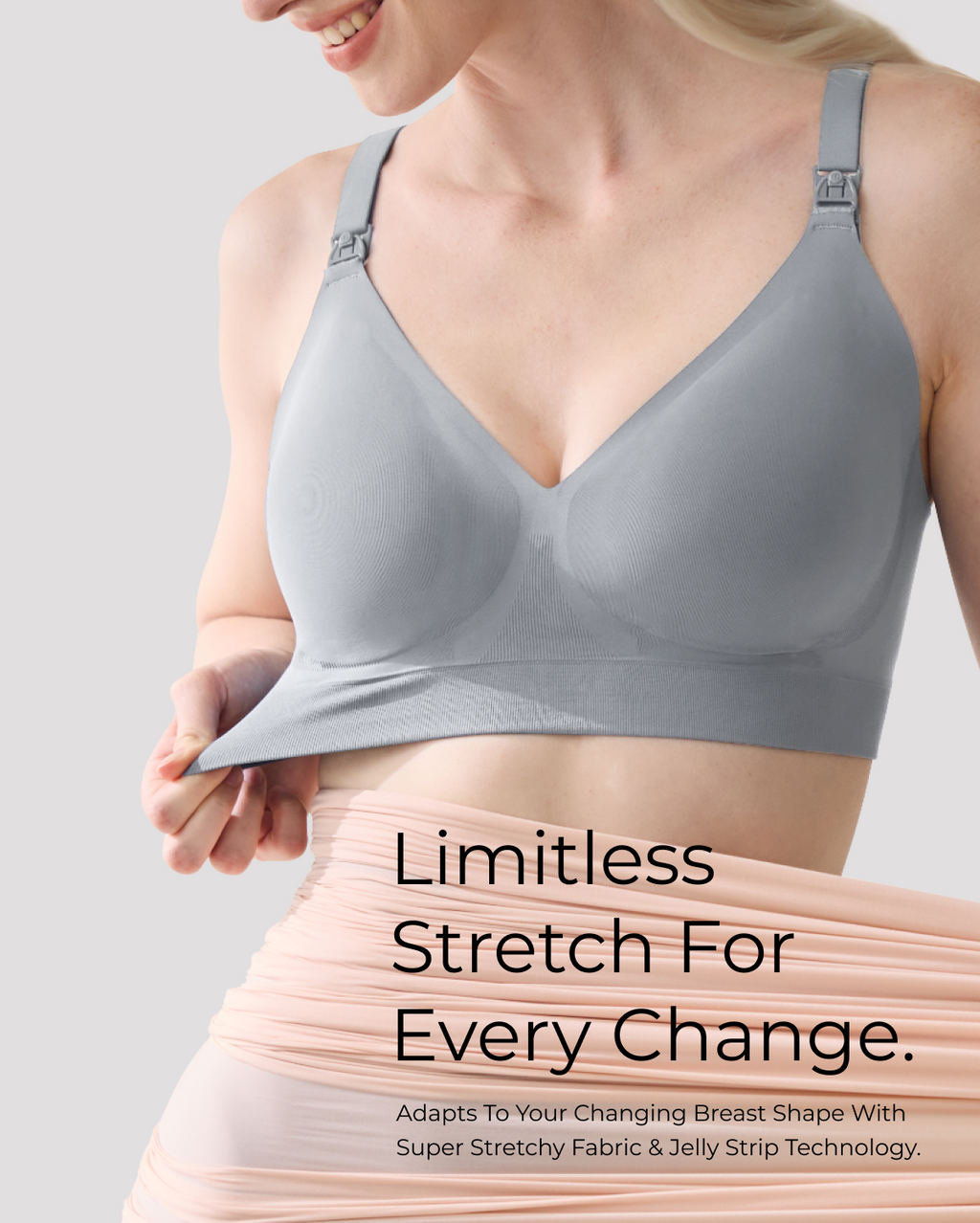 Momcozy CoolFit Nursing Bra - Ultra Stretch
