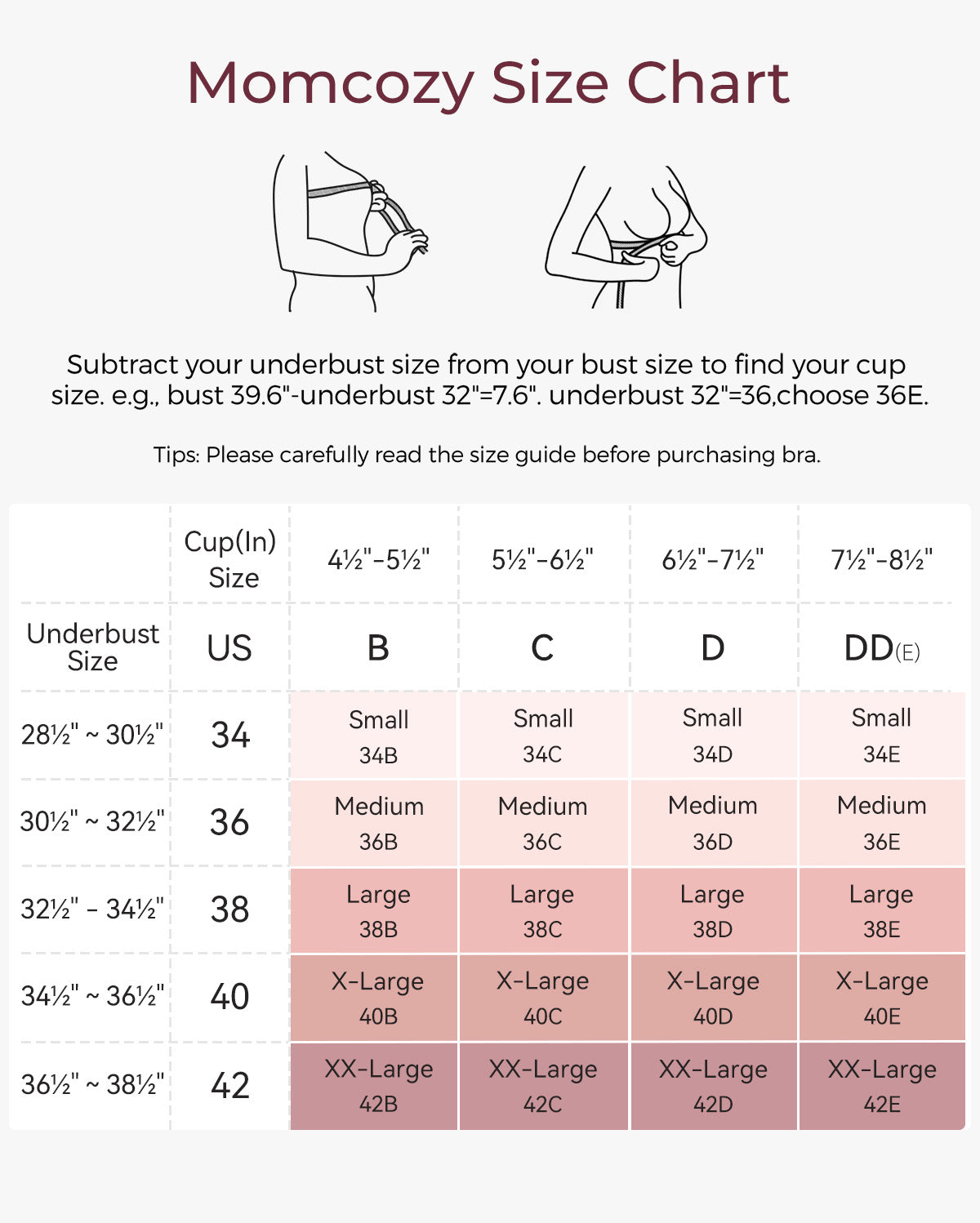 Momcozy Seamless Sleep Bra - Wireless, Stretchy & Soft