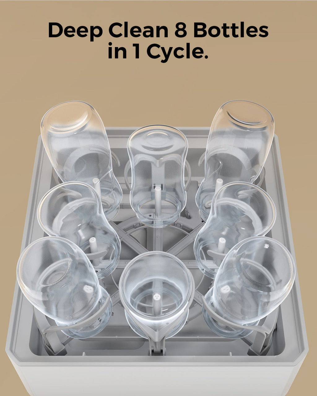 Pre-order: Momcozy DeepClean Baby Bottle Washer (D8)