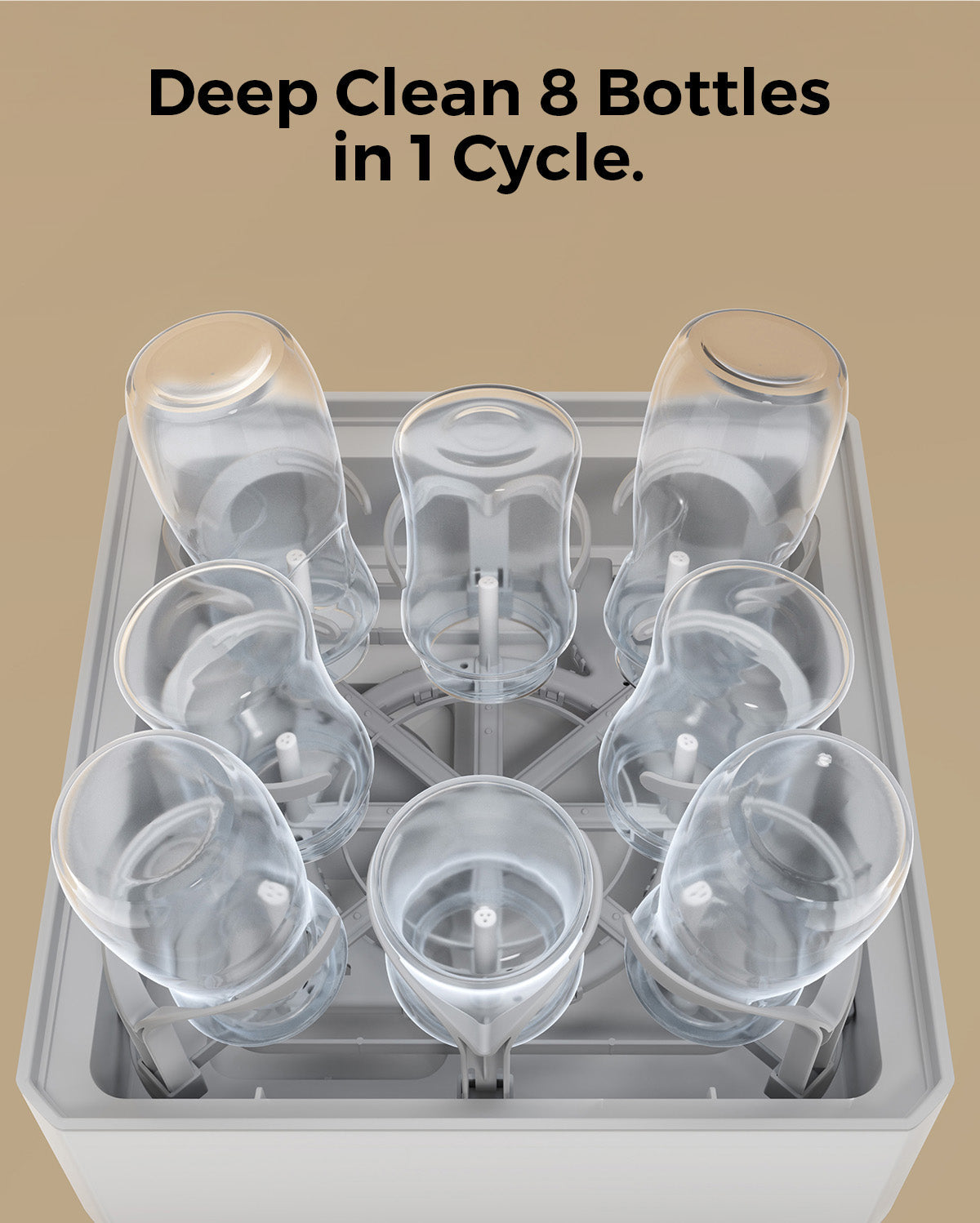 Pre-order: Momcozy DeepClean Baby Bottle Washer (D8)