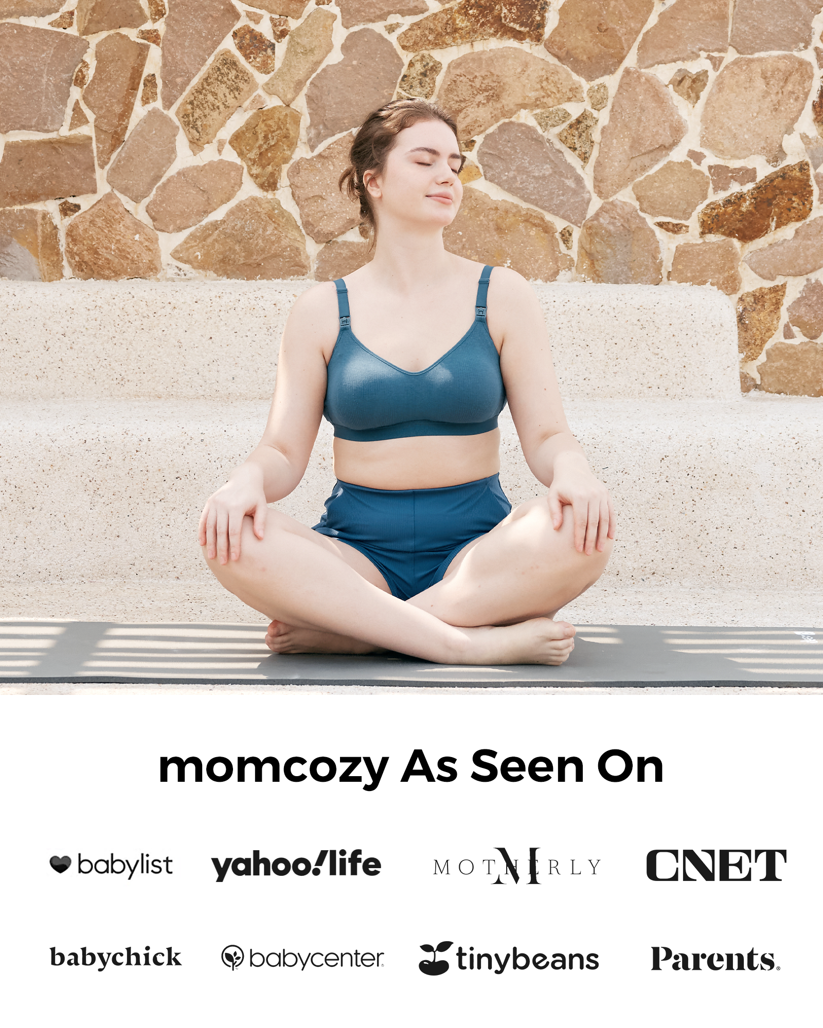 Momcozy Tencel™ Fabric Seamless Breast Pump Bra