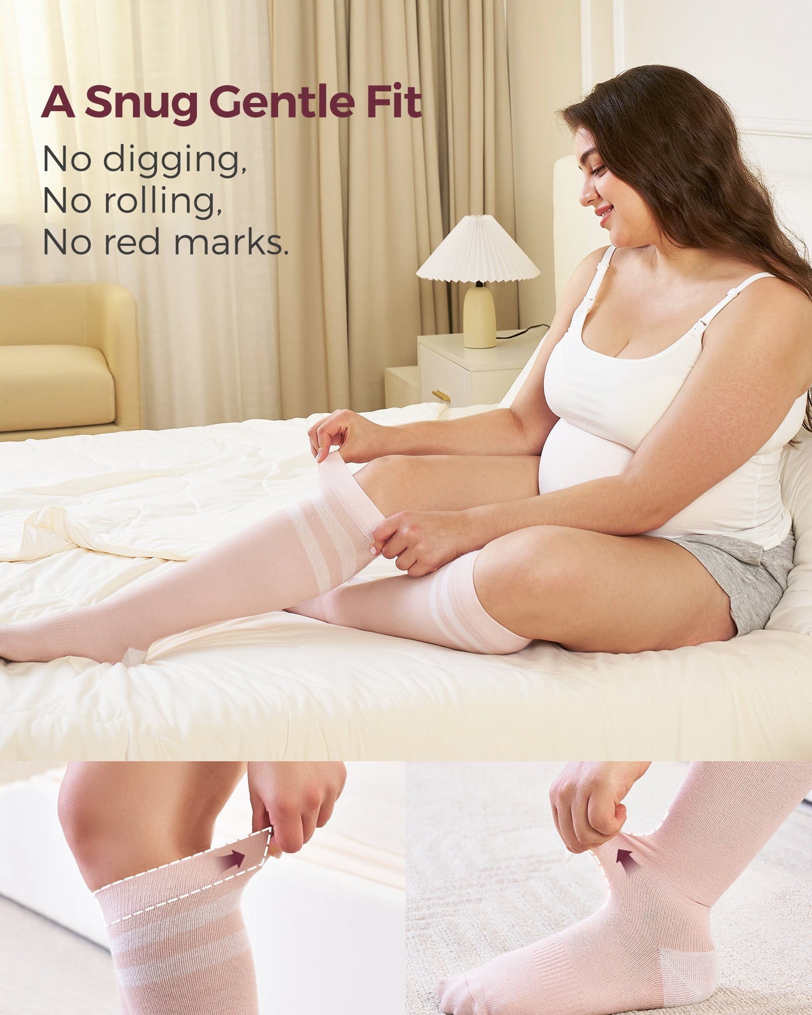 Momcozy Compression Socks for Women Wide Calf
