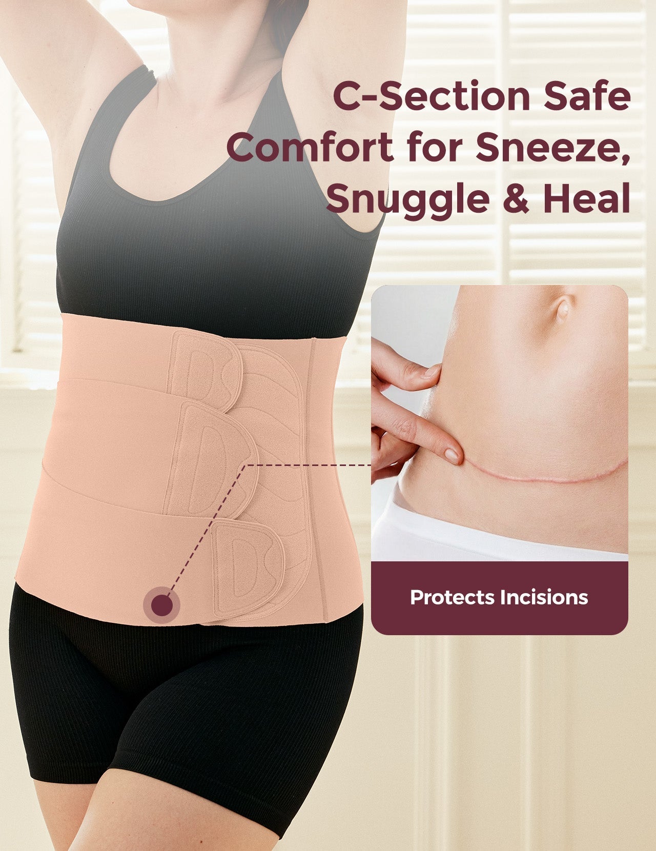 Momcozy Ergowrap™ Postpartum Belly Wrap - Postpartum Belly Band