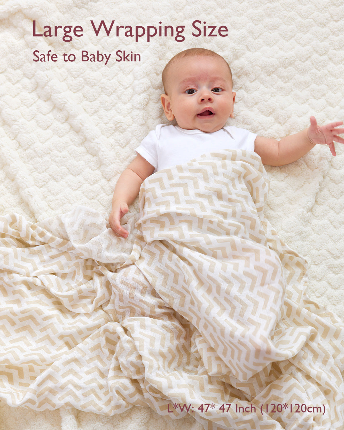 Momcozy Softness Swaddle Blankets - Bling Star (4 Pack)